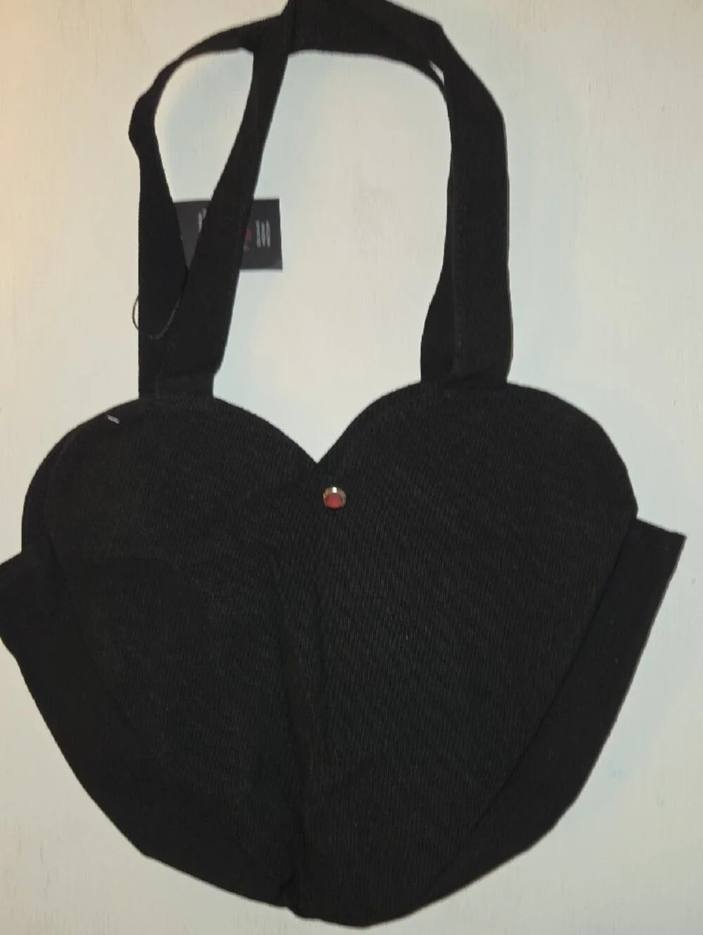Black Heart Floral Dove Bag For Books OwlCrate 